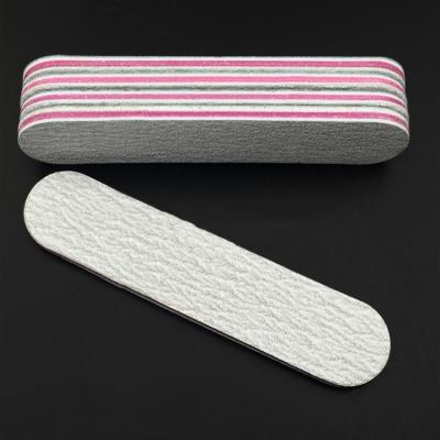 China Nail Care Custom Nail Files 80/80 Grit Disposable Mini Nail File with Logo Stick Small Nail File for sale