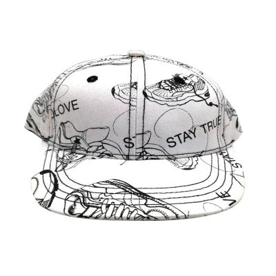 China JOINT Custom Luxury 6 Panels Kids Wig Baseball Sport Caps With Print For Boys And Girls for sale