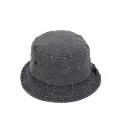 China 100% Cotton High Quality Twill Character Fashion Bucket Hat Custom Washed for sale