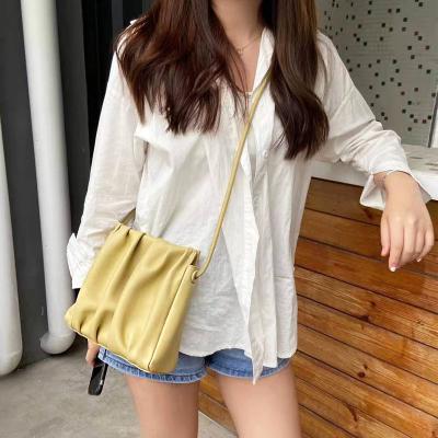 China 2021 New Trend Cowhide Genuine Leather Genuine Leather Shoulder Bag Handbag Messenger Bags For Women Two-Layer for sale