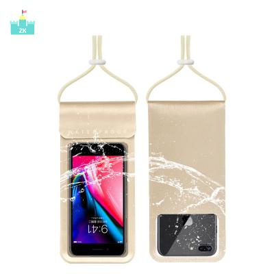 China High Quality Touch Screen Waterproof Mobile Phone Cover Case Anti-fall Phone Bag Diving Dry Dry Bag for sale