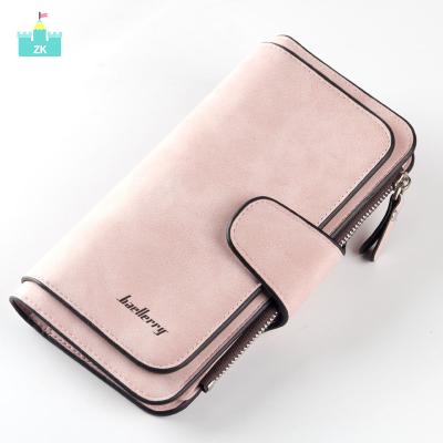 China Beautiful Magic Long Buckle Ladies Wallet Hot Sale Anti-theft Coin Purse Ladies Pocket Wallet PU Fashion Women Wallet for sale