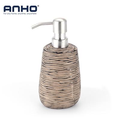 China ANHO Sustainable Hot Sale 4Pcs/Set Toilet Brush And Bathroom Accessories for sale