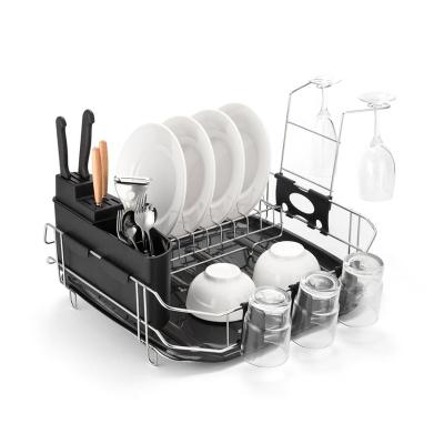 China Sustainable Anho Kitchen Storage Dish Drying Rack for sale