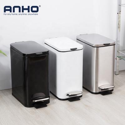 China Anho Viable Hot Sale New Design Trash Can Garbage Bin for sale