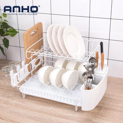 China Sustainable Household Over Sink Dish Drying Rack Multi-Function Stainless Steel Kitchen Dryer Dish Rack Dish Rack for sale