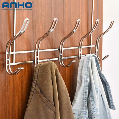 China 2022 Sustainable Hot Sales Hangers Space Saving Chrome Plated Coat Hook Multi Layer Fabric Hanger for sale