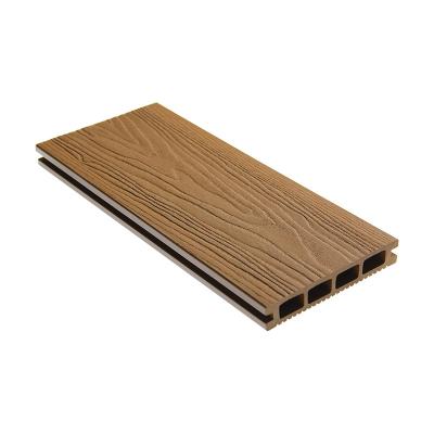 China New Modern Technology WPC 3D Embossed Composite Decking For Exterior for sale