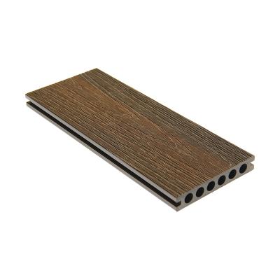 China New WPC Wood Coextrusion Covered Modern Composite Decking for sale