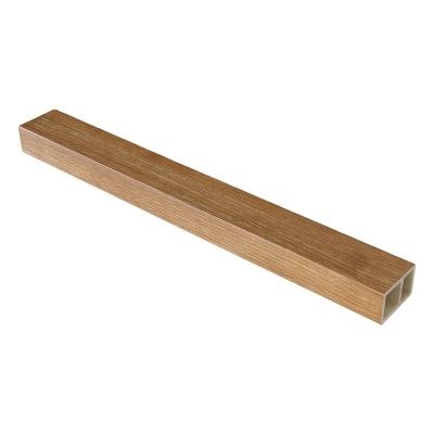 China Contemporary plastic construction wpc construction renovation pvc square wood tube hollow plastic composite tube for sale