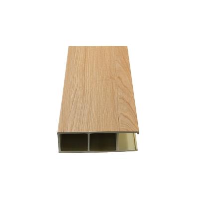 China Artistic Wooden Exterior Modern Decorative Siding Ceiling Panel Wpc Grain Co-Extrusion Ceilings Wood Plastic Composite Wall Panel for sale