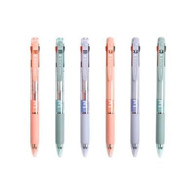 China office & School Pen Hot Selling New Style Press Office Black Blue Style Student And Red Three-color 0.5-0.7mm Ball Writing Smooth Plastic Ballpoint Pen for sale