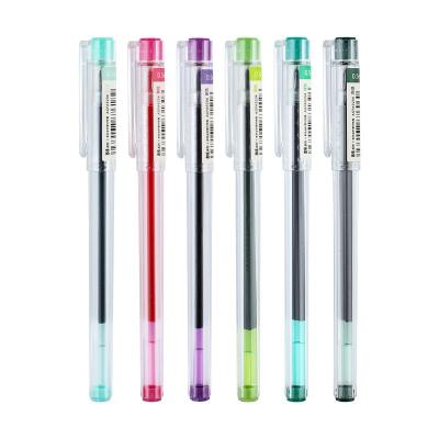 China Glitter Wholesale 24 Color Notes Dedicated Replaceable Full Needle Tube 0.5mm Refill Writing To Smooth No Broken Ink Portable Color Gel Pen for sale