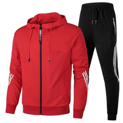 China Polyester 100% 2021 New Mens 2 Hoodies And Pants Private Label Sportswear Sportswear For Male for sale