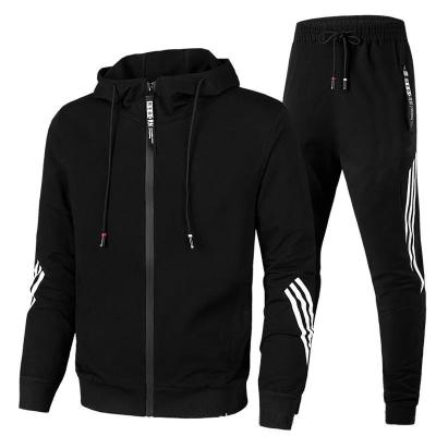 China 100% Polyester Fashion Hoodie Tracksuit Men's Tracksuit Two Piece Set Hip Hop Hoodie Pants Jogging Collection For Men for sale