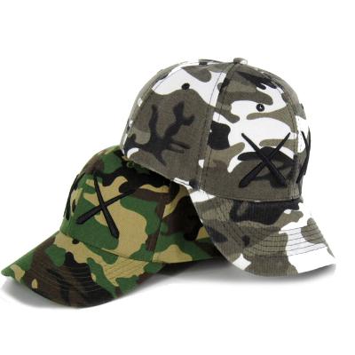 China New COMMON Outdoor Jungle Fishing Baseball Cap Hat Man Camouflage Hunting Hat Cotton Rucker Camouflage Snapback Dad Hats for sale