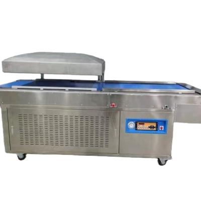 China Belt Type Vacuum Packing Machine Sealing Packer Meat Processing Plants Case Bags Sealer for sale