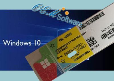 China Original Windows 10 Professional License Key , Windows 10 Pro Key Code for sale