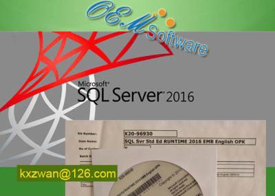 China MS SQL Windows Server 2016 Standard Key License X20-96930 Embedded Std OPK Package for sale