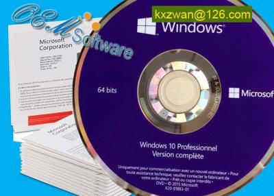 China Activation Online Windows 10 Home Oem Key DVD Box English Package Language for sale