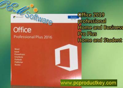 China Original Office 2016 PKC , Office 2021 Pro plus Plus Retail Key Dvd Box for sale