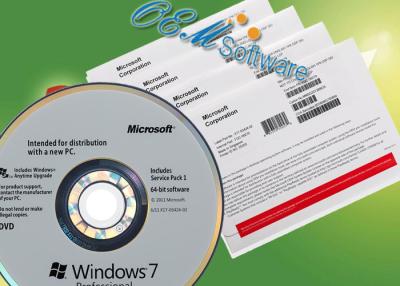 China Spanish Language Windows 7 Professional Box Home Premium Oem Pack Product Key for sale