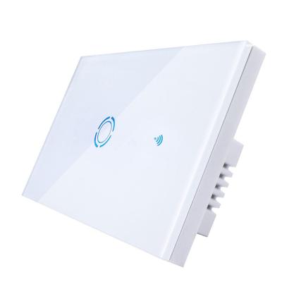 China High-Grade Tempered Glass + PC V0 Wi-Fi Smart Touch Control Fireproof USA Electric Lamp Switches For Homes for sale