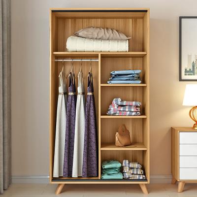 China Custom Modern Design Convertible Rental Wooden Funiture Set Sliding Door Closet Wardrobe With Drawers for sale