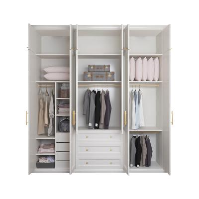 China Modern solid color minimalist minimalist customization wardrobe cabinet for sale