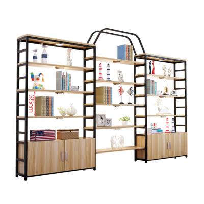 China Supermarket Minimalist Shelves Cosmetic Showcase Display Racks for sale