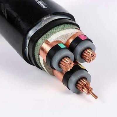 China XLPE Power Cable Copper Core Overhead High Voltage Cable 35/50/70/95/120/150/185/240/300/400mm2 High Voltage Cable 3core for sale