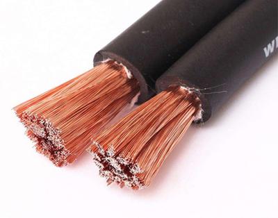 China Factory Direct Sale Industrial Welding Wire 200V 25mm 35mm 50mm Rubber Insulated Welding Cable 70mm for sale