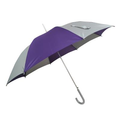 China Wholesale High Quality CLASSIC Stick J Stick Automatic Open Straight Umbrella Rain Rain Color Eco-Friendly Umbrella With Low Minium for sale