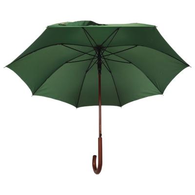 China Minimalist Cheap Price Design 2020 New 23.5 Inch Straight Men Umbrella Wood Handle Umbrella Custom Umbrella With Logo Print for sale