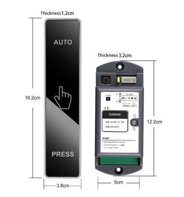 China Wireless push button for automatic door 433Hz (YS407BM YS407WM) YS407WM for sale