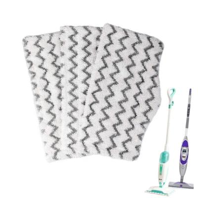 China Sustainable Washable Durable Microfiber Mop Pads SK Series Fit Floor Steam Mop Shark Steam Mop Cloth Cleaning Replacements for sale