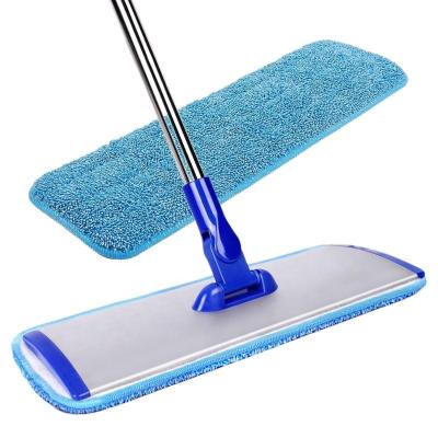 China Fit Viable Dry Wet Use 18 Inch Flat Mop Head For Household Commercial Floor Cleaning Microfiber Floor Mop Head Replacements And Refills for sale