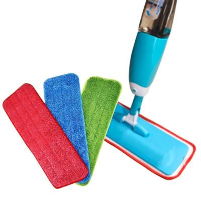 China Viable Jet Mop Replacement Flat Microfiber Mop Heads For Wet/Dry Mop Compatible With Bona Floor Care System And 42X14.5cm Refill Pad for sale