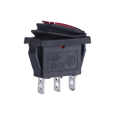 China KCD3-WR 3 position t125/55 rocker switch marine connector KCD3-WR for sale