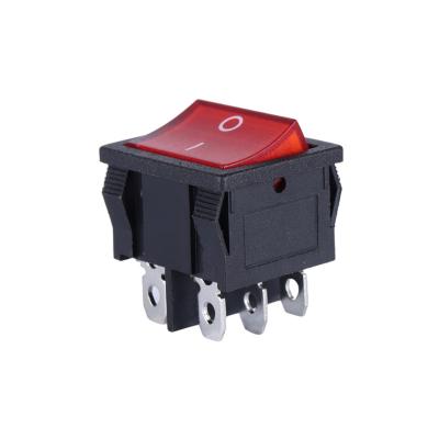 China KCD5-101KR 6 t85 KCD5-101KR 12v band rocker switch for sale