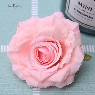 China Home& party& Wedding Silk Rose Head Decotation, French Rose Head for Wedding Decoration for sale