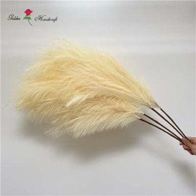 China Home& party& wedding Decotation 11 Branches Artificial Pampas Grass, 100cm Length Faux Pampas Grass, For Wedding Decoration for sale