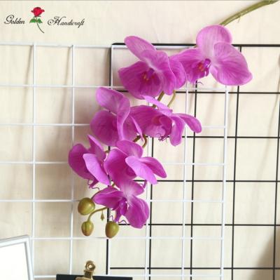 China Latex 7 Heads Artificial Butterfly Orchid , Artificial 3D Orchid for sale