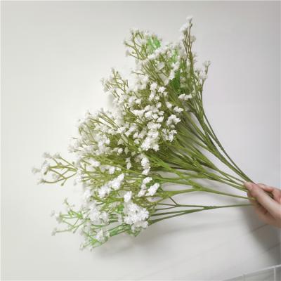 China QSLH-P0010 Decoration Flower PLASTIC Wedding Artificial Flower Babysbreath Flower for sale