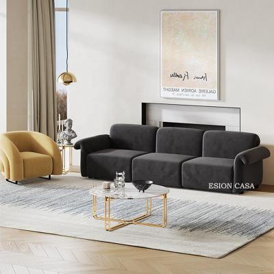 China Modern Modern Fabric Sofa Sectional Sofa Sets Furniture Apartment 3 seater Sofas Living Room Furniture for sale