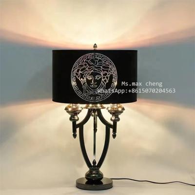 China Classic Table Lamp NEW Contemporary Italian Design High End Metal Led Table Lamps Hotel Luxury Vintage Black Desk Lamp for sale