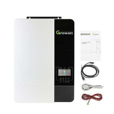 China Growatt Inverter 3.5KW 5KW System Solar Power Generator Off Grid Energy Storage Inverter 330x485x135mm for sale