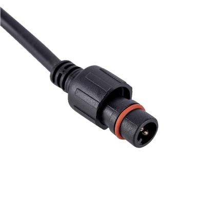 China Plastic Automotive 2 Pin Waterproof Cable Connector 2core Connector With 22AWG Wire for sale