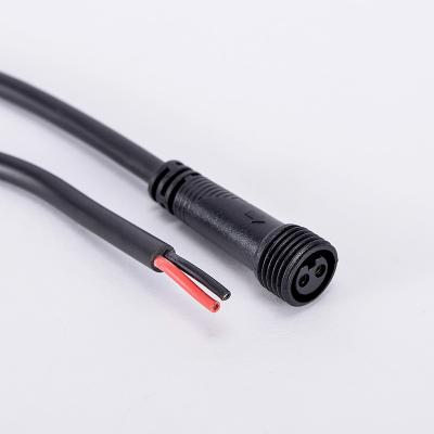 China 2Pin 3Pin 4Pin 5Pin 8Pin IP67 IP68 Wholesale Custom Flame Retardant Circular M12 Male Cable Connector Plug Waterproof Circular Female Wire for sale