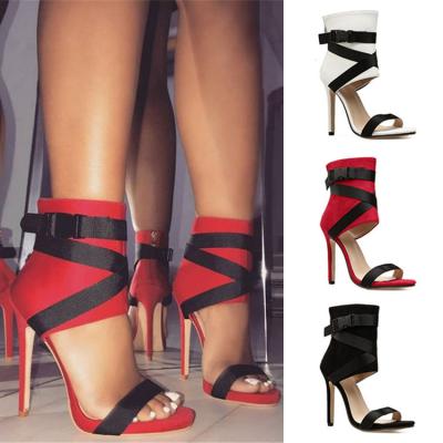 China LFZ-130 Women's Anti-slippery High Heel Shoes Casual Plus Size Sandals Summer Wholesale Luxury Shoes For Women New Styles for sale